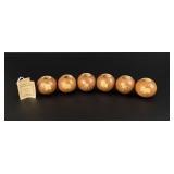 Matamba Monkey Orange Napkin Rings