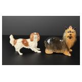 Coopercraft Porcelain Spaniel and Terrier Dogs