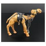 Mid Century Leather Wrapped Camel