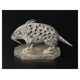 Meridan Silver Plated Porcupine Toothpick Holder