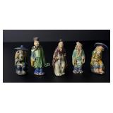 Chinese Pottery Mudmen Figurines