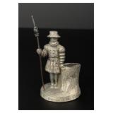 Pewter Yeoman Warder Beefeater Toothpick Holder