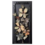 Chinese Hardstone Floral Wall Panel