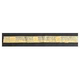 Meaderville Montana Mercantile Paper Tape