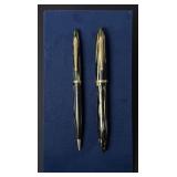 Sheaffer 500 Striated Fountain Pen and Pencil