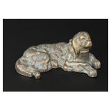 Victorian Bronze Cocker Spaniel Dog Inkwell