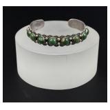 Fred Harvey Era Navajo Sterling Turquoise Bracelet