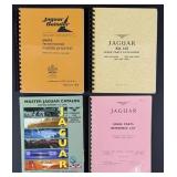 Group of Jaguar Vehicle Parts Catalogs