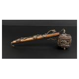 Japanese Bronze Yatate Inkwell Writing Set