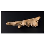 Chinaberry Tree Parasite Carved Wood Lizard