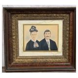 1850s Bagget Bell Texas Family Portrait Painting