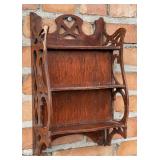 Mid Century Nutone Fretwork Hanging Wall Shelf