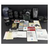 Minolta Maxxum 600si 35mm SLR Camera Grouping