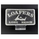 Long Beach Loafers Car Club License Plate Plaque
