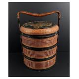 Chinese Tiered Wicker Wedding Basket