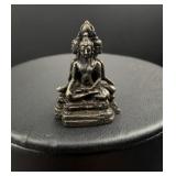 Phra Kring Three Period Bronze Buddha Amulet