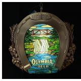 Olympia Beer Horseshoe Lighted Bar Sign