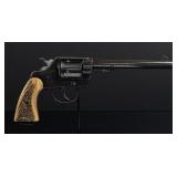 Colt New Service 44-40 Stag Handle Revolver