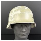 Cold War German Aluminum Fire Helmet