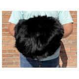 Black Bear Fur Stagecoach Muff