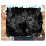 Black Bear Fur Stagecoach Muff