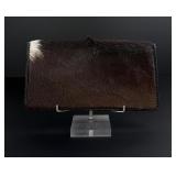 Cowboy Cow Hide Wallet Check Book Cover