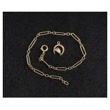 14k Gold Charm Bracelet