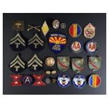 WW2 US Army Patches and Pins