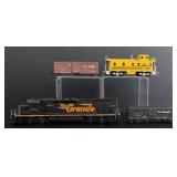 Collection of Athearn Rio Grande Locomotives Cars