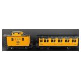 Hartland HLW G Scale Caboose Passenger Cars