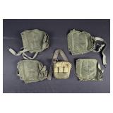 US Army Gas Mask Bags and Canteen