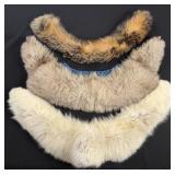 Collection of Fur Coat Pieces Accessories