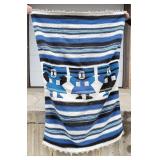 Mexican Aztec Pattern Blanket Rug