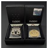 Pair of Zippo Cigarette Lighters