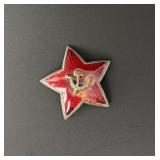 USSR Soviet Red Army Cap Badge