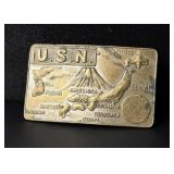 Korean War US Navy Pacific Theater Belt Buckle