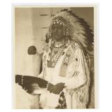 Montana Blackfoot Indian Chief Photo