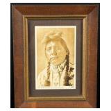 Chief Fish Robe Glacier Park Montana Postcard