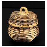 Miniature Cherokee Native American Indian Basket