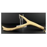 Montana Elk Horn Cribbage Board