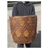 Salish Fraser River Native American Indian Basket