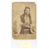 White Foot Nez Perce Indian Warrior Photo