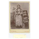 Ellen Compoo Idaho Nez Perce Indian Cabinet Photo