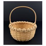 Jeffrey Gale White Ash Splint Basket