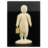 Agnes Nulluq Alaskan Inuit Eskimo Ivory Carving