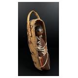 Salish Thompson River Indian Basket Cradle