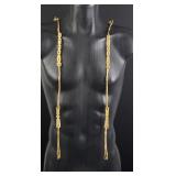 Alaskan Inuit Eskimo Ivory Suspenders