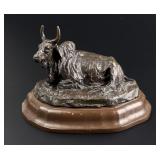 Bob Scriver Montana Rodeo Bull Bronze
