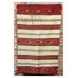 Navajo Indian Ganado Saddle Blanket Rug
