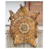 Sioux Native American Indian Painted Elk Hide